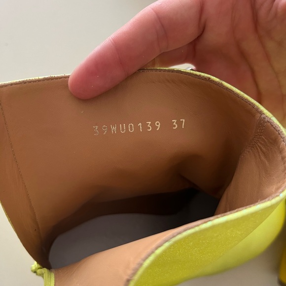 Maison Margiela Crushed Heel Worn Effect Glitter Ankle Boots - Picture 5 of 10